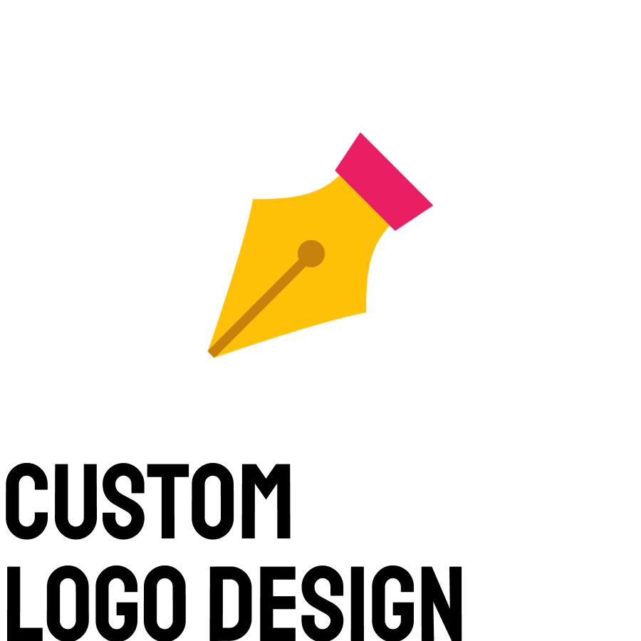 Custom logo design, vector logo